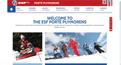 Desktop Screenshot of esf-porte-puymorens.com