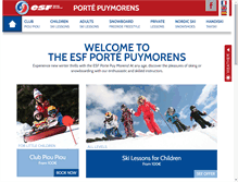 Tablet Screenshot of esf-porte-puymorens.com